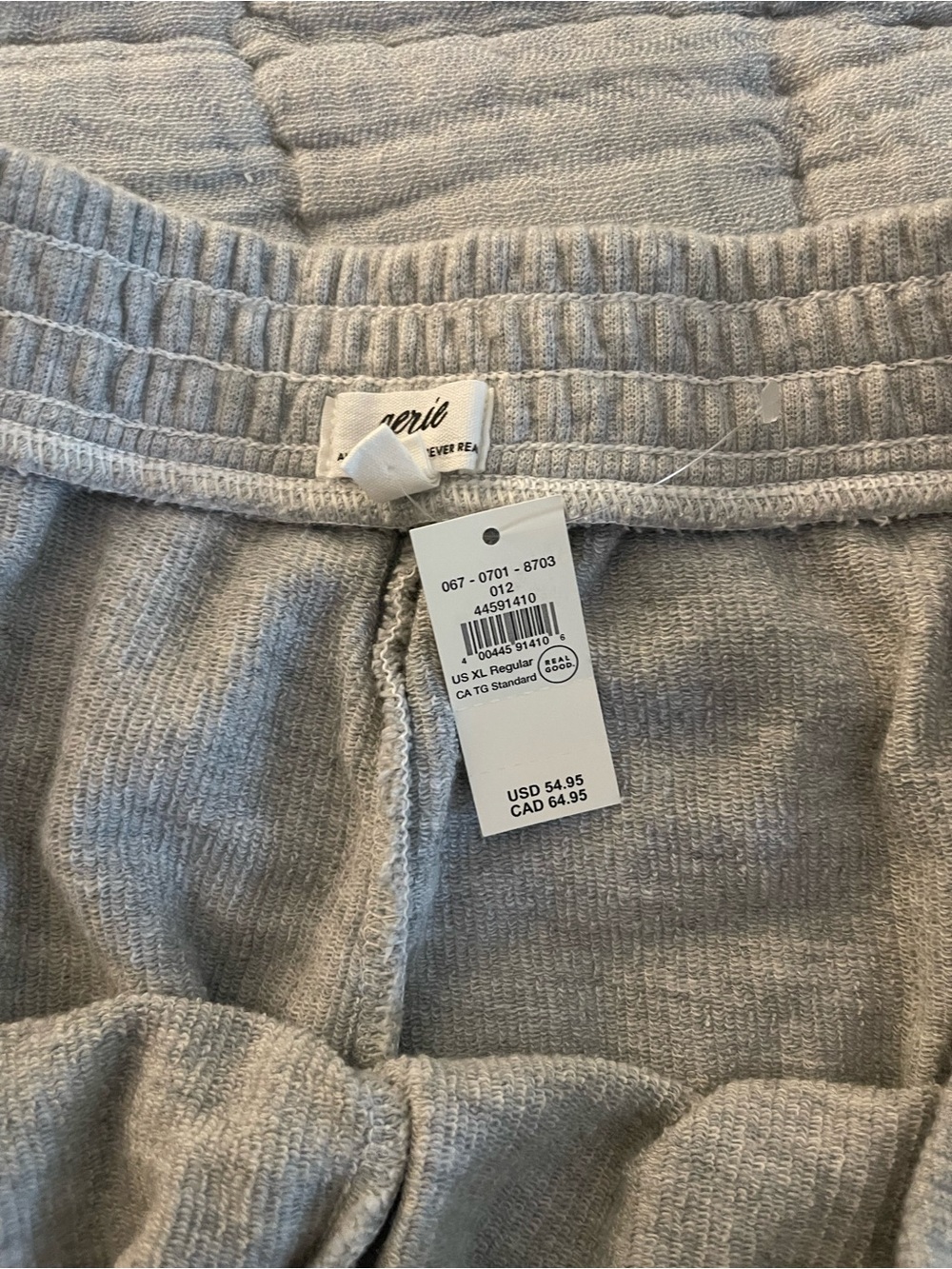 Aerie Light Gray Vacay Joggers - Picture 2 of 3